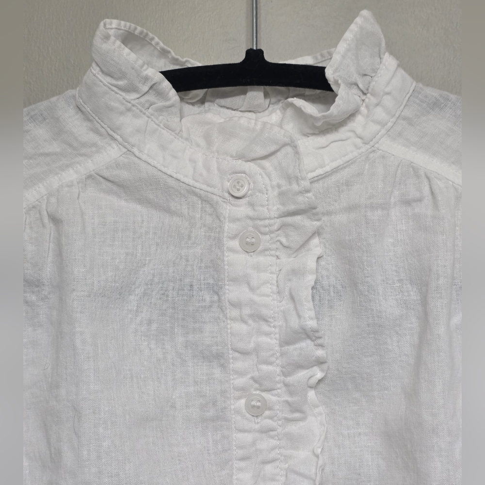 H&M White Ruffled Top - Picture 3 of 5